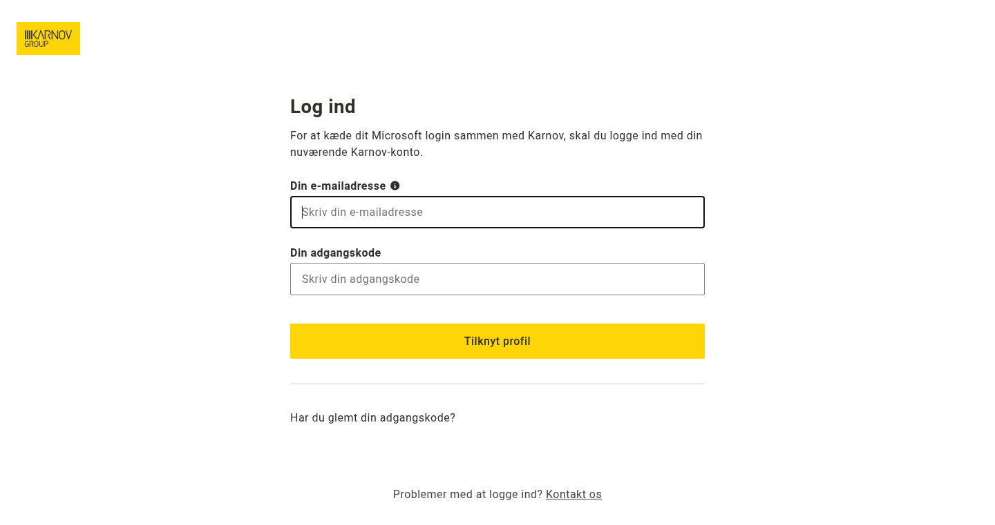 User login - Step 3