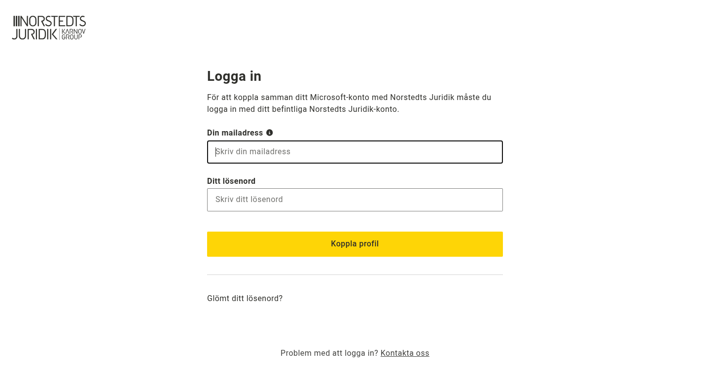 User login - Step 3